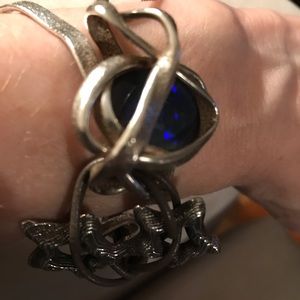 Unusual Handmade One-of-a-Kind Silver Bracelet